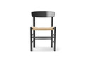 black beech j39 chair with natural papercord by borge mogensen for fredericia furniture