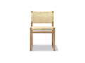 BM61 chair by borge mogensen for fredericia finish with natural cane wicker and oiled oak frame