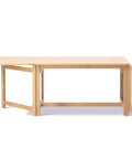 borge mogensen library table in oak lacquered for fredericia furniture