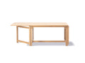 borge mogensen library table in oak lacquered for fredericia furniture