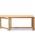 borge mogensen oiled oak library table for fredericia furniture