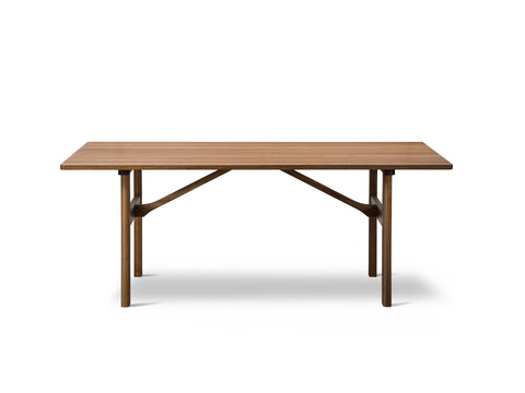 borge mogensen dining table 6284 in smoked oak by fredericia furniture