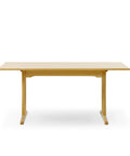 c18 dining table in lacquered oak designed by borge mogensen for fredericia furniture