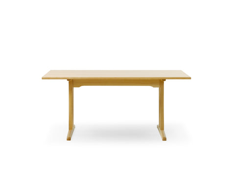 c18 dining table in lacquered oak designed by borge mogensen for fredericia furniture