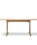 c19 dining table in soaped oak designed by borge mogensen for fredericia furniture