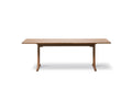 c18 dining table in smoked oak designed by borge mogensen for fredericia furniture