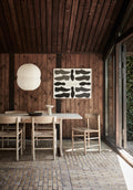 Borge Mogensen Dinign Table and Chairs in Scandinavian Dining Room by Fredericia Furniture