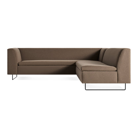bonnie and clyde modern sectional sofa by Blu Dot in kvadrat autumn cardamom