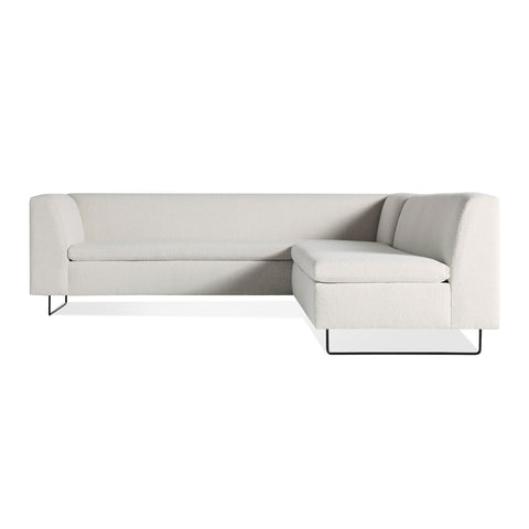 bonnie and clyde modern sectional sofa by Blu Dot in vos bone
