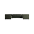 Bonnie and Clyde U-Shaped Sectional Sofa by Blu Dot in Vos Evergreen, front view
