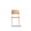 Oak Lacquered Wood and Chalk Frame Plan Chair by Fredericia Furniture 