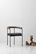 Versatile Danish modern chair by DK3 for dining rooms and offices