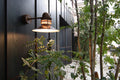 nyhavn outdoor wall lamp in copper for louis poulsen