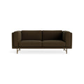 Coffer 82" Sofa by Blu Dot in Vos Carob, front view