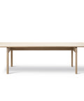 soaped oak dining table designed by cecile manz for fredericia furniture