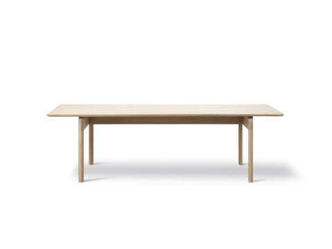 soaped oak dining table designed by cecile manz for fredericia furniture