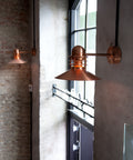 modern copper wall mounted outdoor wall lamp 