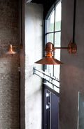 modern copper wall mounted outdoor wall lamp 