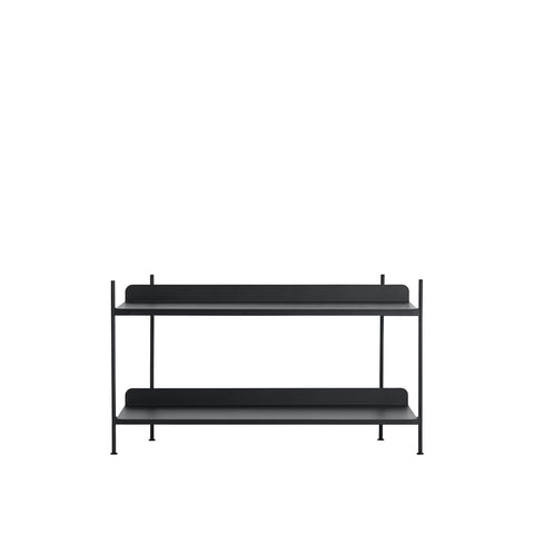 compile shelving unit by muuto in black