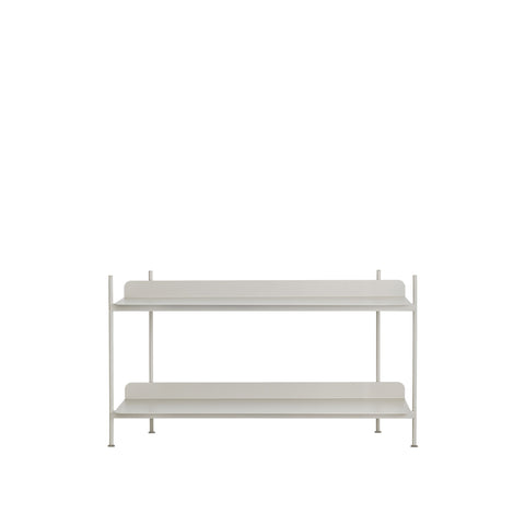 compile shelving unit by muuto in grey