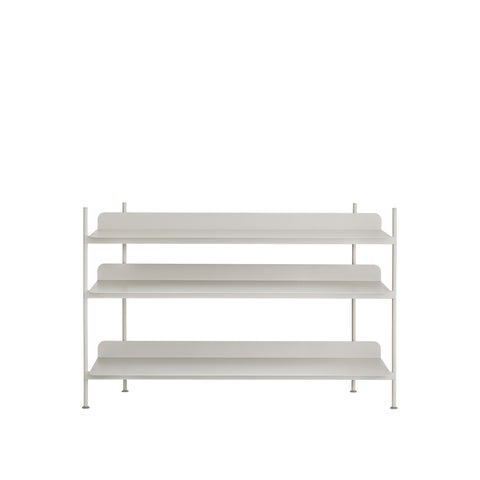 compile shelving unit by muuto in grey