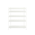 compile shelving unit by muuto in white