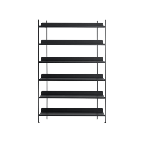 compile shelving unit by muuto in black