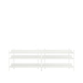 compile shelving unit by muuto in white