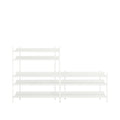 compile shelving unit by muuto in white