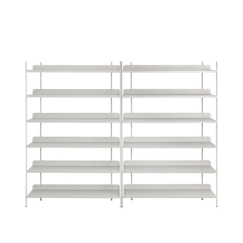 compile shelving unit by muuto in grey