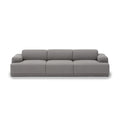 muuto connect soft 3 seater sofa in rewool128 upholstery 