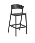 Muuto Cover Bar Stool in black