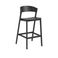 Muuto Cover Bar Stool in black