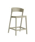 muuto cover counter stool in dark beige 