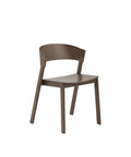 cover side chair dark brown by muuto