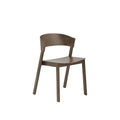 cover side chair dark brown by muuto