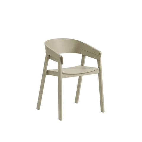 cover armchair by muuto in dark beige