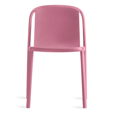 modern decade dining chair by Blu Dot in bubblegum