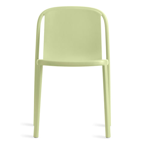 modern decade dining chair by Blu Dot in celery