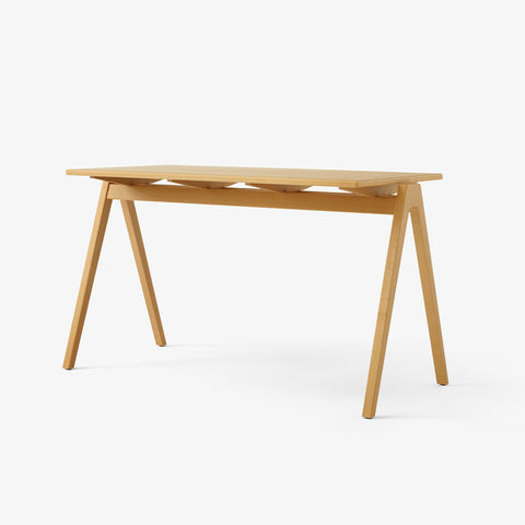 Daystak RD2 Table by &Tradition – Natural Beech with Angled Frame Design