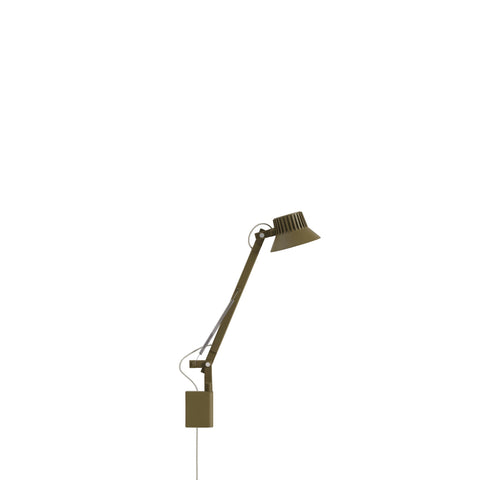 dedicate wall lamp by muuto in brown green