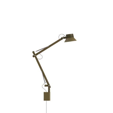 dedicate wall lamp by muuto in brown green