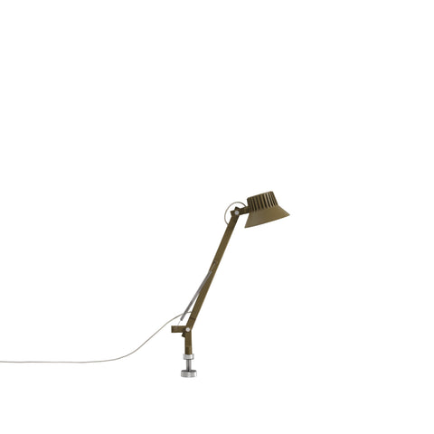 dedicate table lamp by muuto in brown green