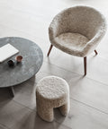 Marble Coffee Table and Danish Lounge Chair by Fredericia Furniture