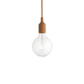 muuto e27 light pendant in clay brown