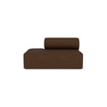 Audo Copenhagen Eave Sectional, 38" Depth, Left Open End in Audo Bouclé 07, packshot on white