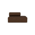 Audo Copenhagen Eave Sectional, 38" Depth, Right Open End in Audo Bouclé 07, packshot on white