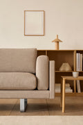 Minimalist Piloti Table 6700 – compact wooden coffee table by Fredericia