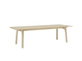 earnest extendable dining table in oiled oak by muuto