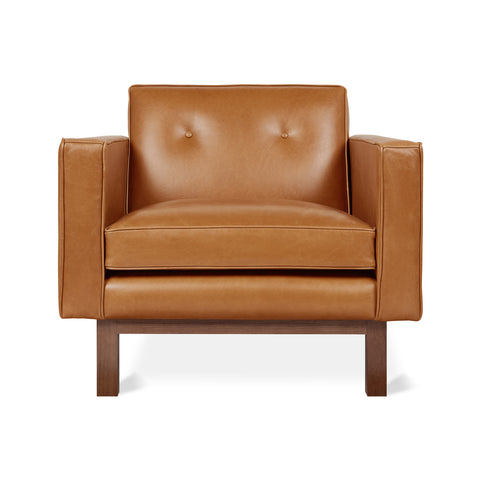 embassy chair in cognac leather by Gus* Modern